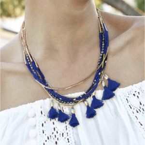 Stella & Dot Tulum Tassel Necklace